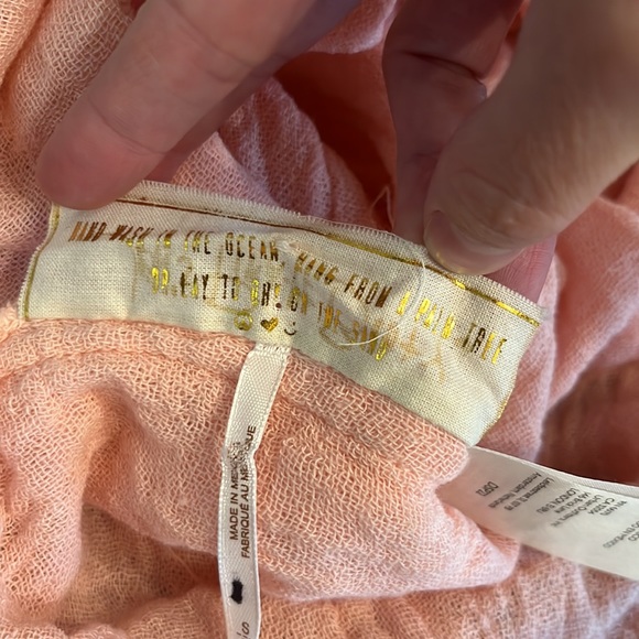 Free People x Jen’s Pirate Booty Romper Pink S NWOT - Picture 11 of 12